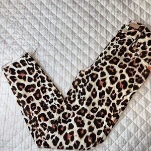 Mother Looke Ankle Fray Touch of the Tiger High Waisted Jeans Size 27